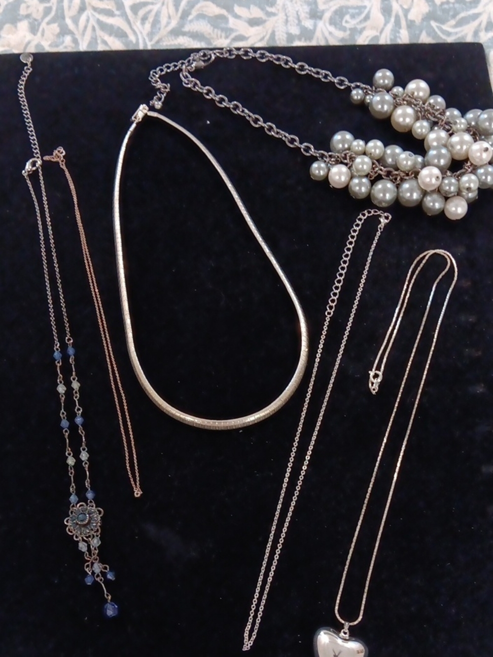 Silver-Tone Multi Necklace Collection - Elegant Women's Jewelry